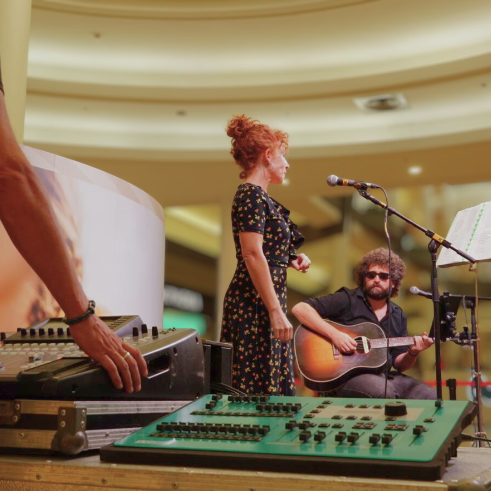 prueba de sonido de duo musical