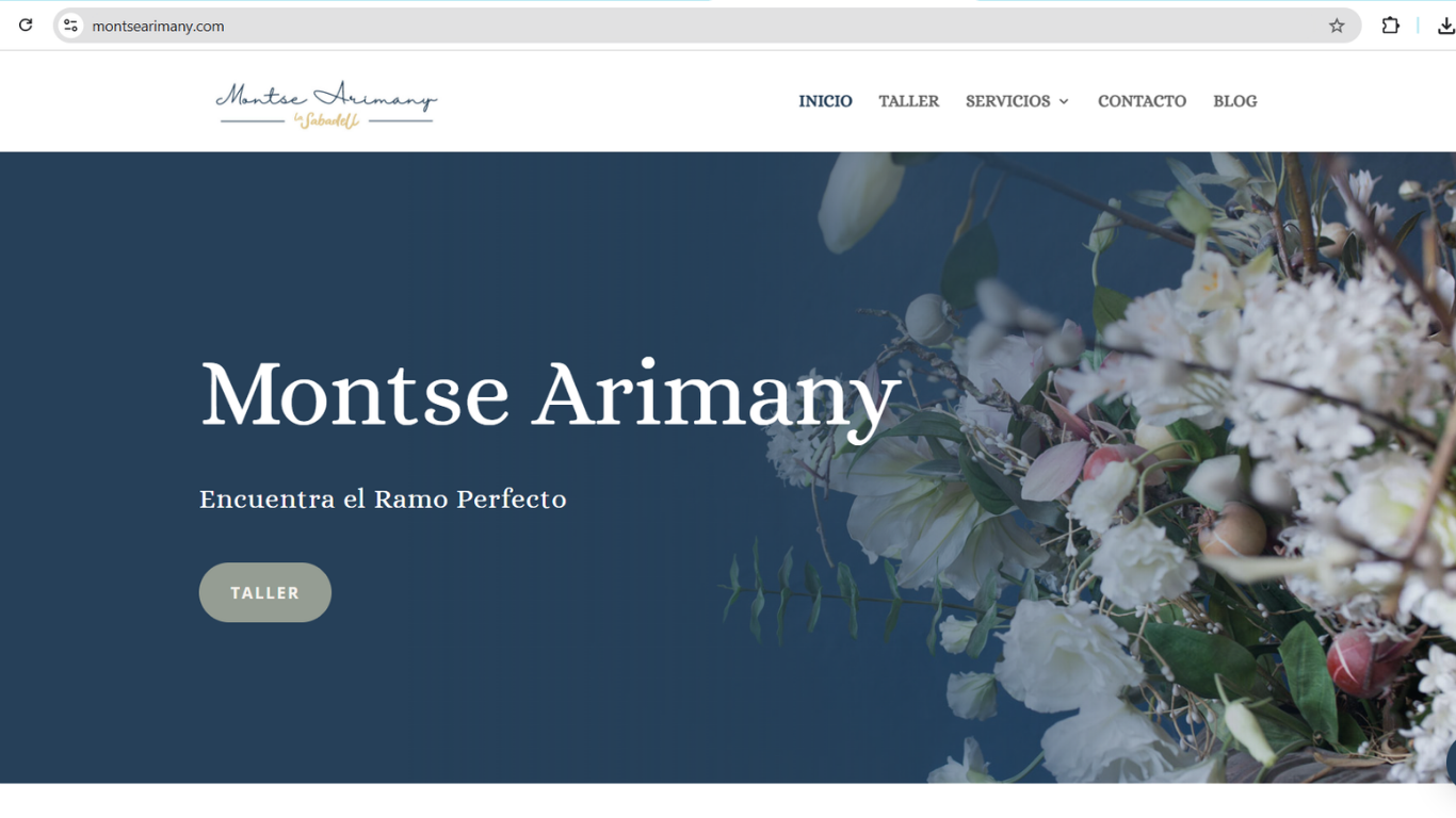 Floristería Montse Arimany Web de la floristeria de Montse Arimany