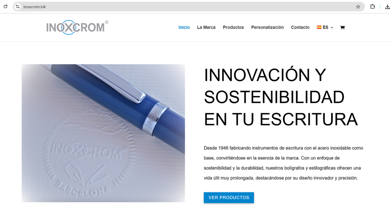 Proyecto inoxcrom Web de inoxcrom